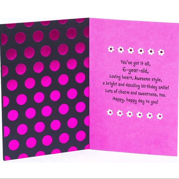 Hallmark 6th Birthday Greeting Card for Girl (Belle Snoopy/Peanuts) - Picture 2 of 3